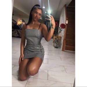 Gingham Style Mini Dress